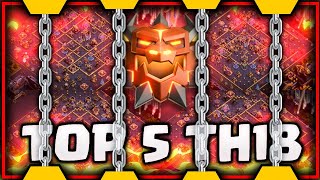 UNBREAKABLE 💀 Top 5 Th18 Legend Base Link | Th18 War Base &amp; Th18 Cwl Base | Th18 Base