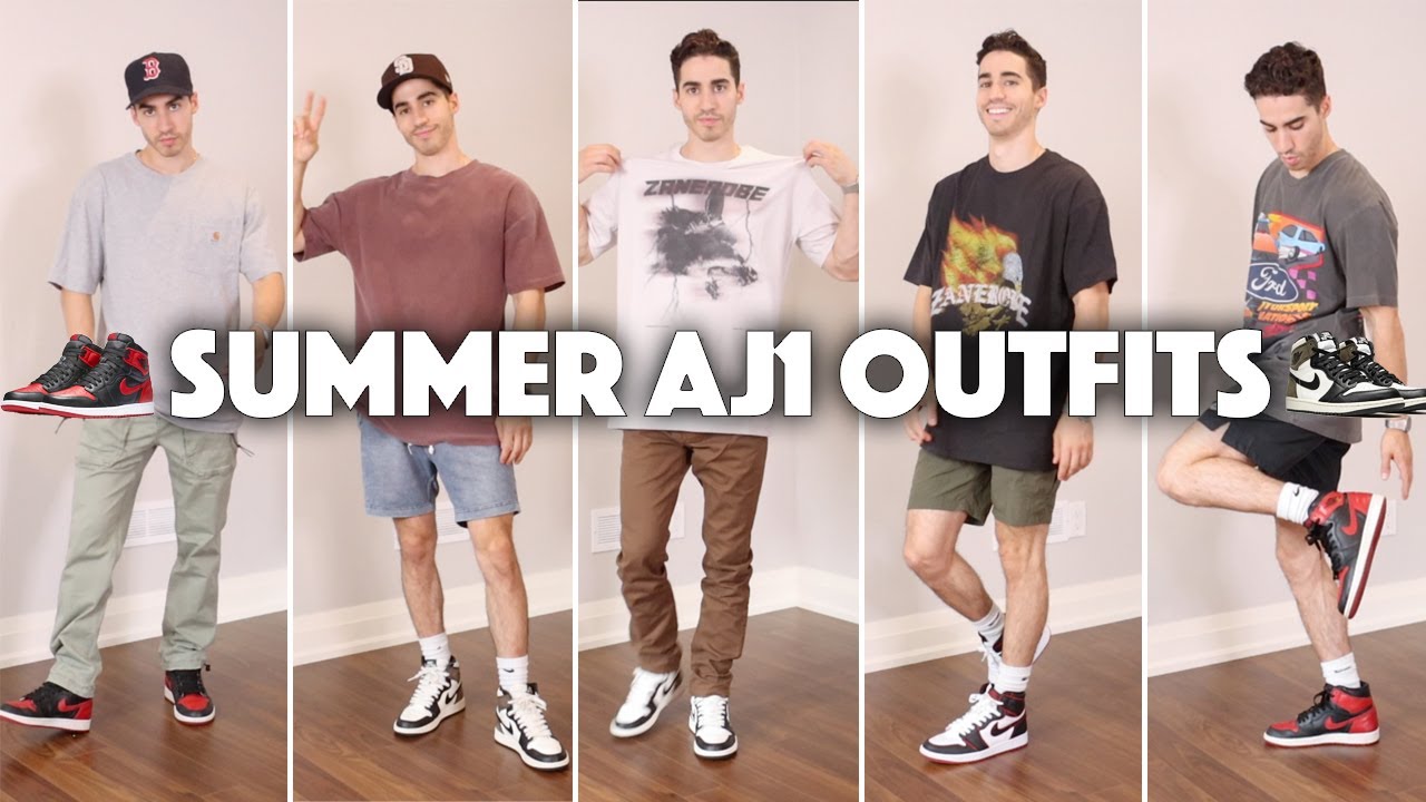 10 Summer Air Jordan 1 Outfit Ideas | How to Style - YouTube