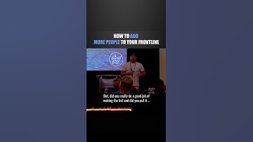 How To Add More People To Your Frontline #Shorts