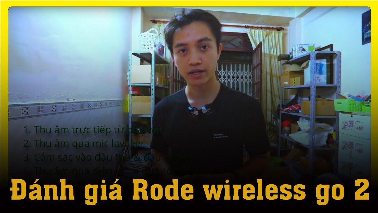 🎥 Đánh giá Rode wireless go 2 - Mic thu âm không dây đỉnh trong tầm giá 7tr — Video review, click xem trên YouTube