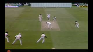 Malcolm Marshall bowling 'Around 100mph' vs England 1984 test