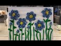 CRUSHED GLASS ART, STAINED GLASS, MOD PODGE DAISIES, TUTORIAL , GUIDE