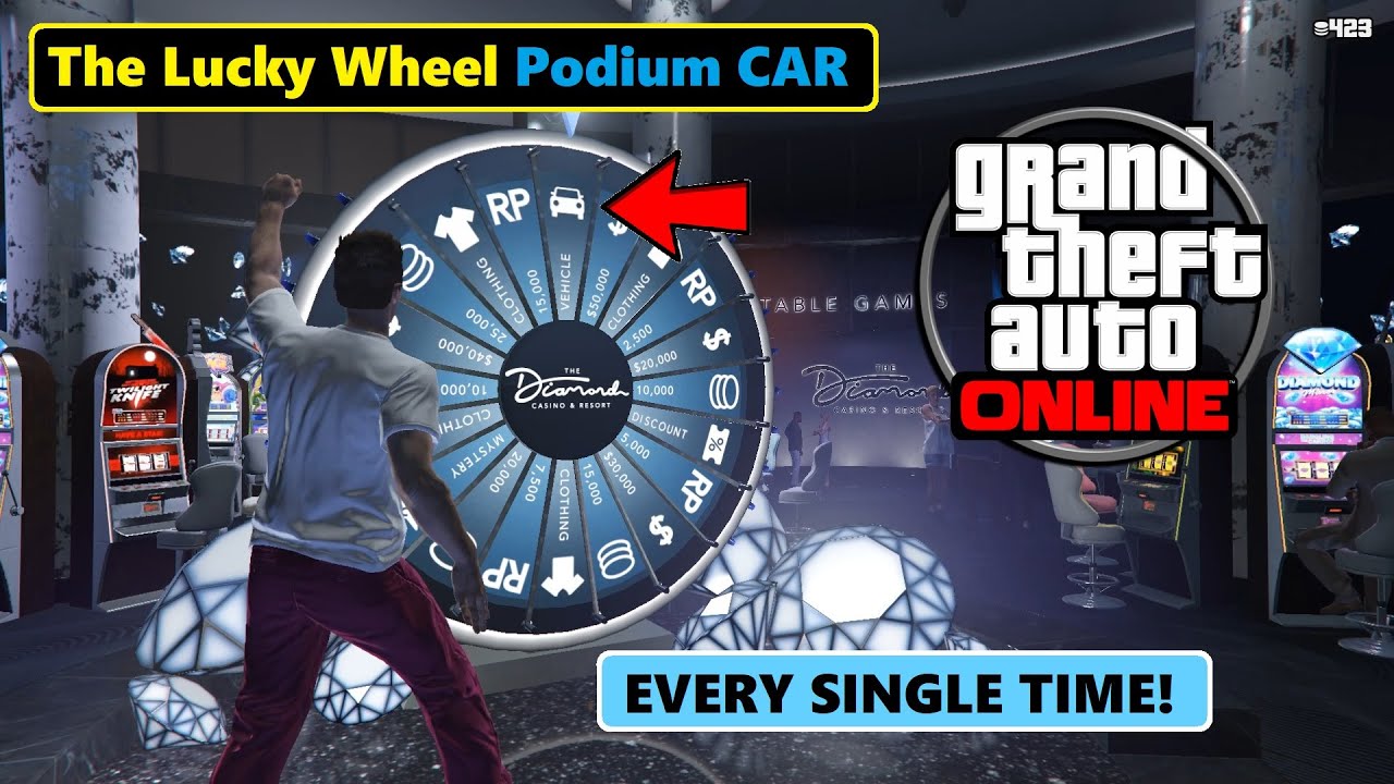 How To Win The Lucky Wheel Podium Car EVERY SINGLE TIME in GTA 5 Online! [100 WORKS] YouTube