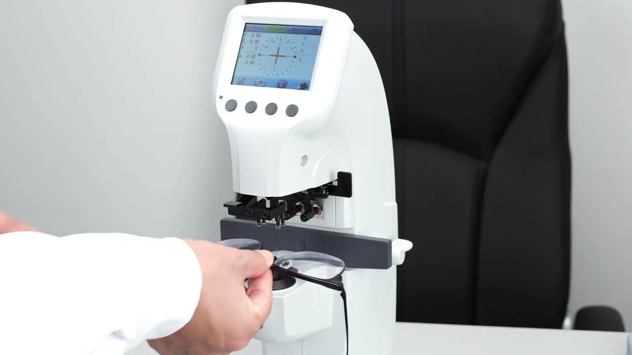 Focimeter 3.5" Monitor D-900 New Auto Lensmeter Optics Instruments Digital Lensometer Printing