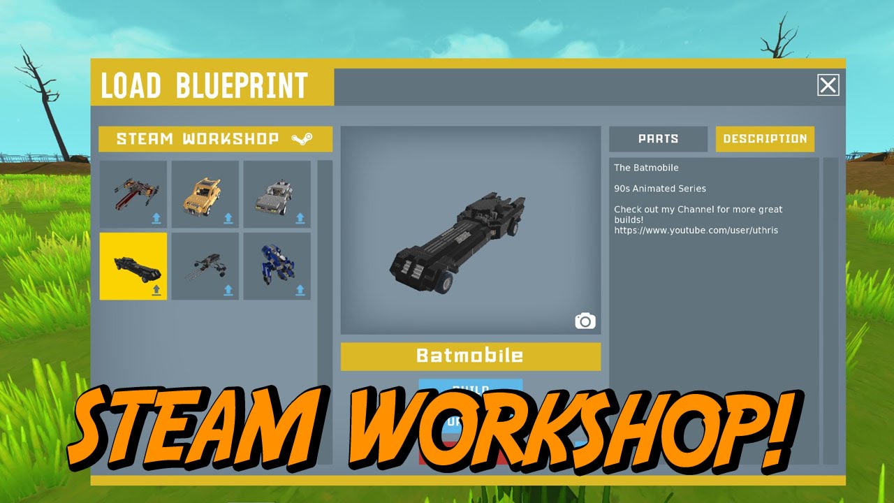 scrap mechanic workshop items