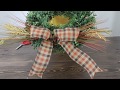 Easy Fall Wreath Tutorial