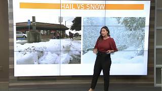 Hail vs Snow: What