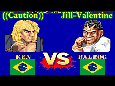 Street Fighter II': Champion Edition - ((Caution)) vs Jill-Valentine FT10