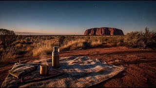 🌅 Uluru Dawn Ambience 🌾 | Soft Wind & Morning Desert Sounds | 3-Hour ASMR screenshot 3