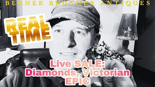 Exquisite Diamond, Gold, Victorian Jewelry: LIVE SALE