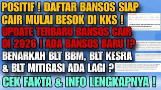 Download Lagu POSITIF ! DAFTAR BANSOS CAIR BESOK ! UPDATE BANSOS 2026 ADA BANSOS TAMBAHAN !? BLT BBM, BLT KESRA ? MP3