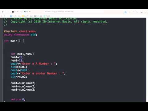 C++ Programming Tutorial-How to Swap Two Variables without using Third Variable (Bangla)