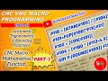 14. SIN, COS, TAN, ASIN, ACOS, ATAN, ROUND, FUP, FIX - Math Functions in CNC Part-1
