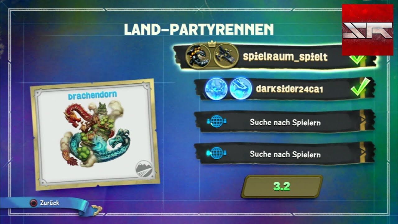 Online Race with Elite Terrafin & Shark Tank - Dragon Spine - Skylanders SuperChargers [GER]