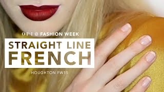 OPI @ Fashion Week | Houghton FW15 | Straight Line French