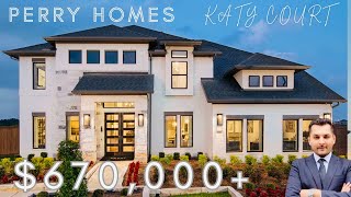 Stunning 3791W Floor Plan By Perry Homes | 3,791 SF | Katy Court | Katy, Texas From $670K