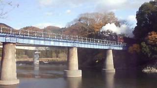 C11 325+旧型客車3B 「SL奥久慈清流ライン号」試運転@2012.11.24