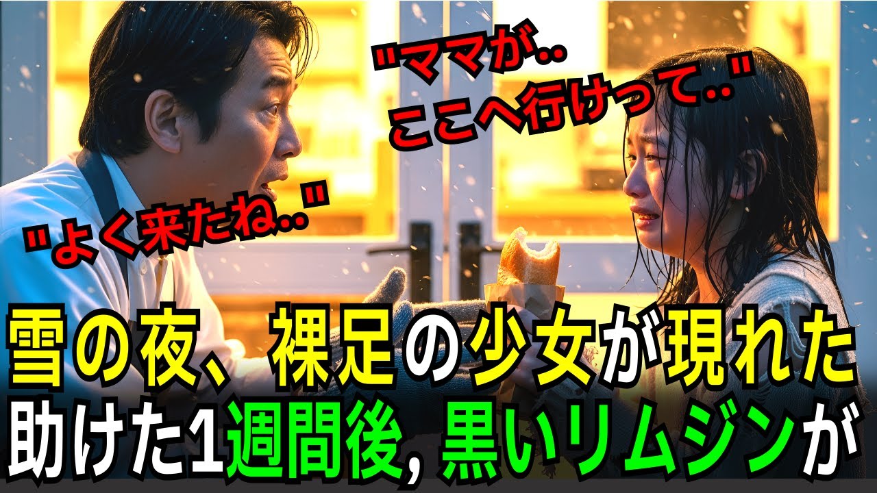 裸足の少女「一口だけ…」→1週間後、黒いリムジンと“誘拐の証拠”