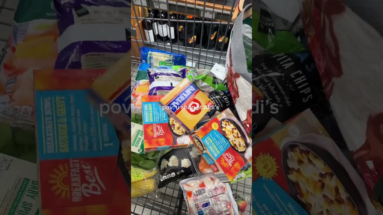 pov: u shop at ALDI’S 🤍
