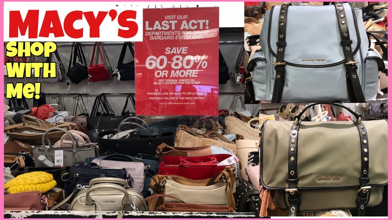 MACY'S BARGAIN HANDBAGS SALES 60 to 80 OFF SUMMER DISPLAY 2019