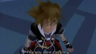 Kingdom Hearts Episode 151-Back Together Again
No copyright infringement is intended with this, or any other video I upload. The purpose of uploading this video is for the viewing pleasure for those that watch it.
This is the 151st episode of Kingdom Hearts, Back Together Again.
As the title implies, as Sora and his party head up toward Organization XIIIs headquarters, theyre in for quite a surprise. When Kairi and what looks to be Ansem, the Seeker of Darkness rescue Sora from a Heartless attack, Sora rejoices when he sees that Kairi is okay. But when she calls Ansem Riku, Sora is startled, but learns that its true. Sora, Riku, and Kairi have finally reunited!
Also, there a reference to Birth by Sleep (the first season) when Xigbar confronts Sora and tells him that hes only half the hero the others were. The others Xigbar is referring to are, of course, Aqua, Terra, and Ventus.
NOTE: Except for the logos at the end of the end credits, the contents of this video were originally uploaded by numerous users, such as LilAnimeGangsta, SafiSora, Dragonarh, and others who uploaded it from the DVD Cinematic Collection of KH2.
Kingdom Hearts was conceived and created by Tetsuya Nomura.
All video credits go to all of the above users, as well as the Walt Disney Company, Square-Enix, and especially bluelaguna.net, where almost all of the material from the KH2 portion of the Kingdom Hearts series originated from.
All audio credits go to EMI Music Publishing, EMI Music Japan, UMG, Hikaru Utada, who performed the music for the Kingdom Hearts series, and Yoko Shimomura, who composed the music for the Kingdom Hearts series. Extra credit for the Disney music goes to the Walt Disney Company.
If there are any others who Im forgetting, please let me know so I can add them to the list of those to credit. Kingdom Hearts Episode 151-Back Together Again