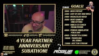 [June 14, 2025] 4 YEAR PARTNER ANNIVERSARY SUBATHON | DAY 29
