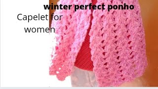 crochet Cape for women /poncho|crochet poncho  for winter