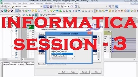 PowerCenter Designer(Read Description below) - Informatica Tutorial - Session - 3
