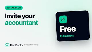 Invite Your Accountant to KiwiBooks — Free Advisor Access