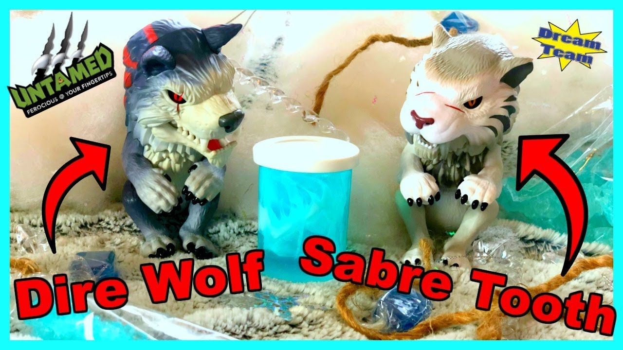 NEW Sabre Tooth & Dire Wolf Untamed Fingerlings, Sneak Peak! All New Furious friends Dream Team Toys