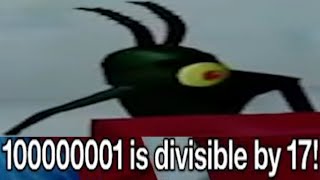 Famous 100000001 is divisible by 17 (AI Sponge Rehydrated Clip) Profile