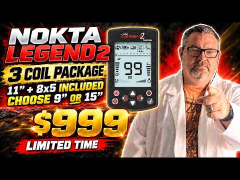 Nokta Legend 2 vs Nokta Legend 1: Why upgrade? Limited-Time $999 3 Coil Deal!