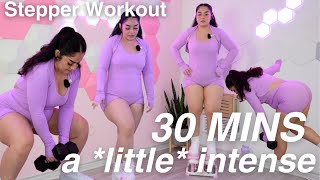 30 MIN HIIT Stepper workout Lower Body