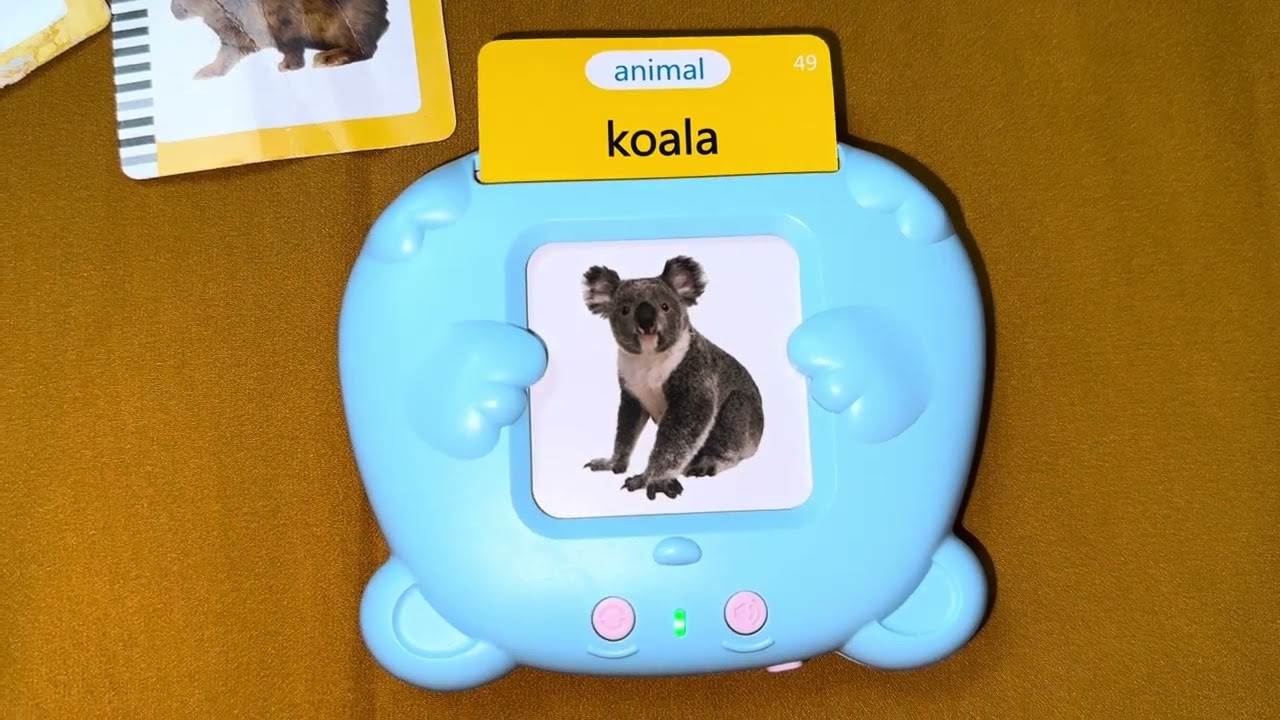 Talking Flash Cards 🐘 Animal Sounds & Word Learning Toy for Kids | Educational | Play Fun Toy Kids