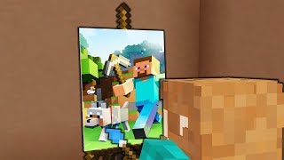 Minecraft - How To Make A Painting Easel / Painting Stand