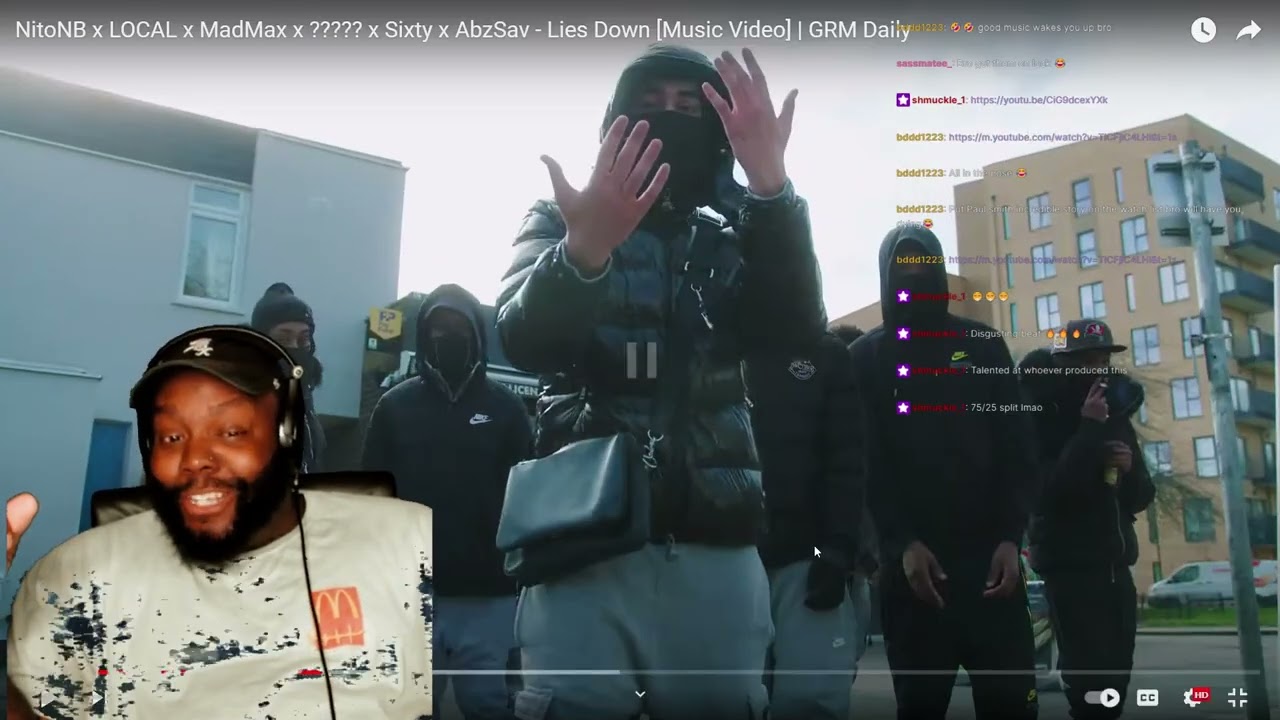 CHICAOG DUDE REACTS TO NitoNB x LOCAL x MadMax x ????? x Sixty x AbzSav - Lies Down [Music Video]