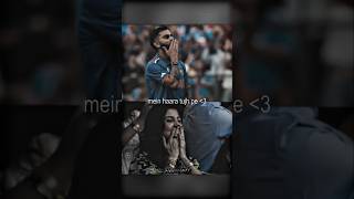 "Main haara tujh pe..🥹💗" #sg #viratkohli #virushka #couple  #haareya #cricketshorts #ict