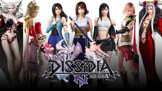 Dissidia Final Fantasy NT - All Character Select Animations (All DLC)