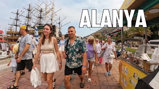 ALANYA Harbour Walk | Tourist Boats, Yachts &amp; Summer Vibes in the Port | City tour Turkey 2025