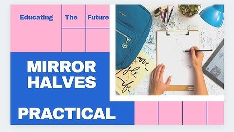 Mirror halves | Class 3 | Chapter 1 - Part 2 | Alphabets | Pattern | Shapes | Mirror halves in hindi