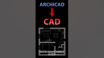 How to Export Archicad to AutoCAD