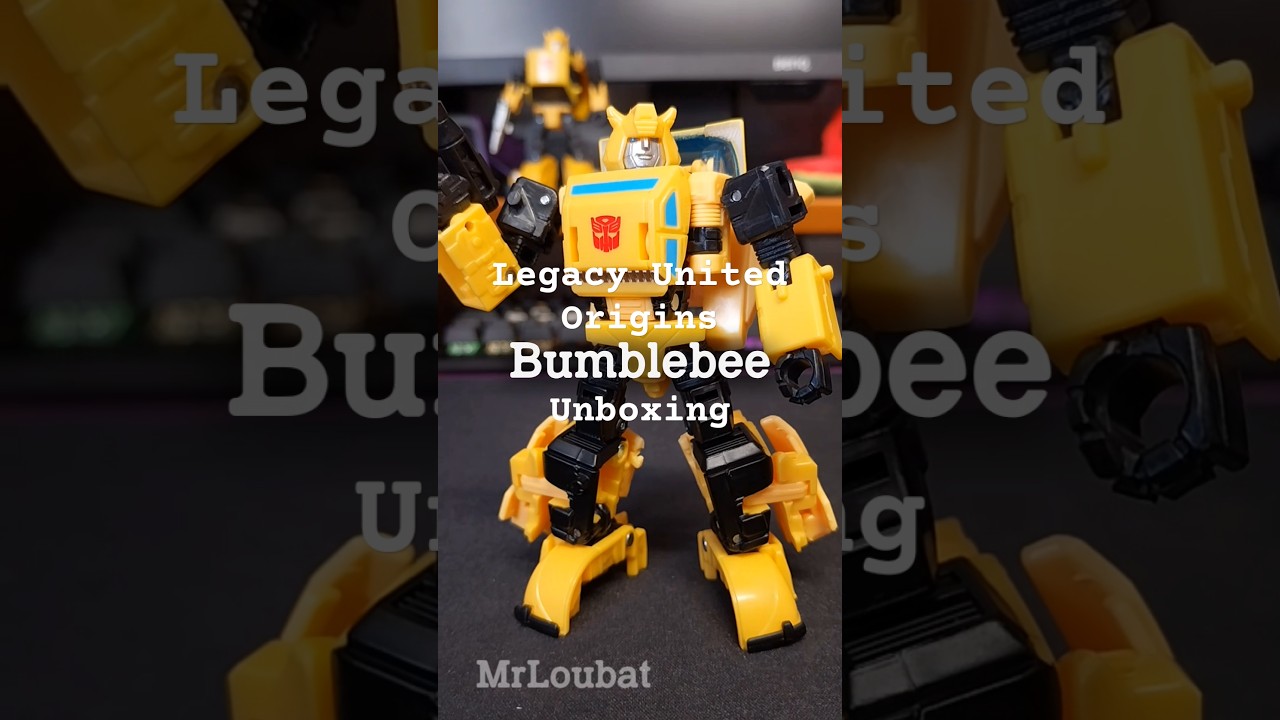 A reissue that's long overdue | Legacy United Origins Bumblebee Unboxing | MrLoubat | Transformers