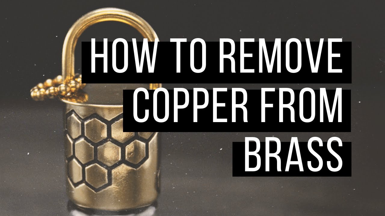 How To Remove Copper from Brass After Soldering Bead and Bones YouTube