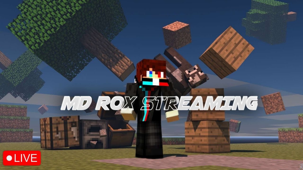 Hey Guyz itZ me rox | Minecraft Live Malayalam | MD ROX Gaming