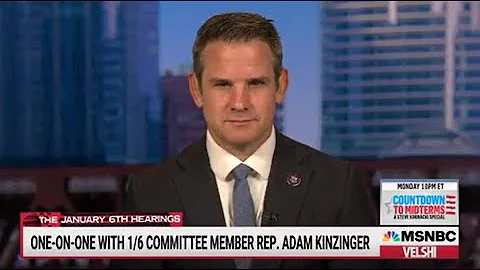 Rep. Kinzinger on MSNBC: Future January 6th Hearings, Potential DOJ Indictments, Threats of Violence