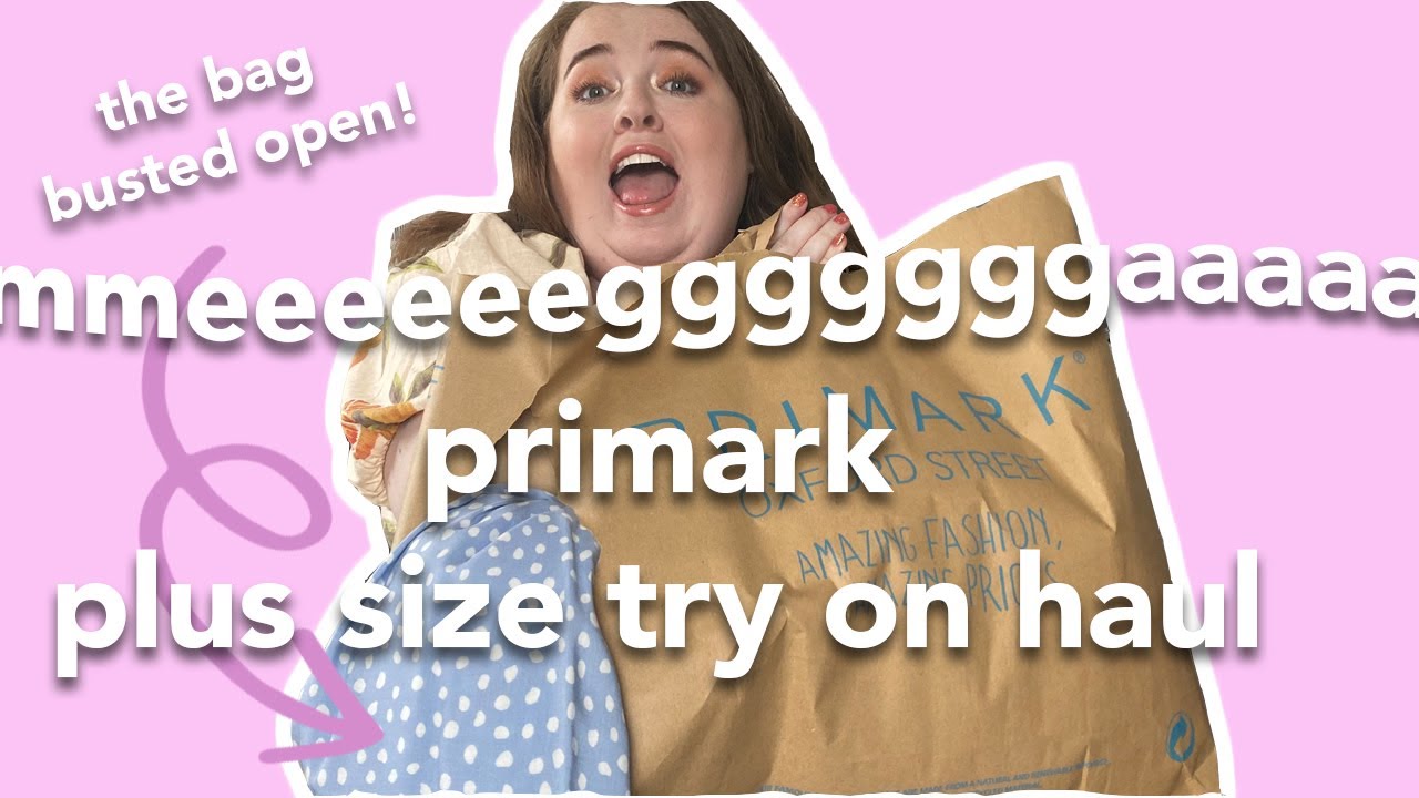 MEGA PRIMARK HAUL | plus size try on haul | UK 2020