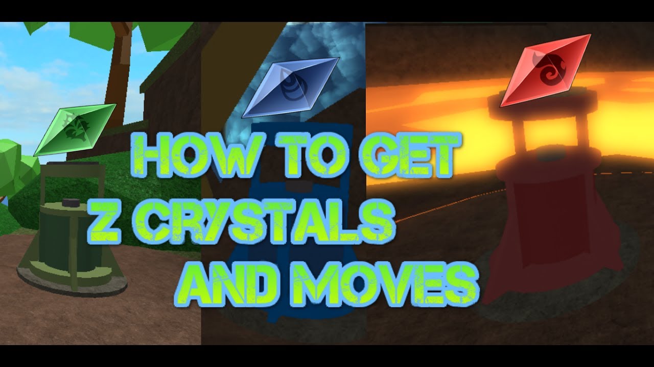Pokemon Brick Bronze How to get Z crystals 3 YouTube