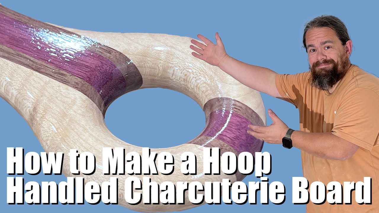 How to Make a Hoop-Handled Charcuterie Board | DIY Gift Ideas