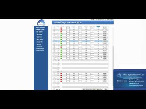 SK SMS Gateway demonstration and operation video