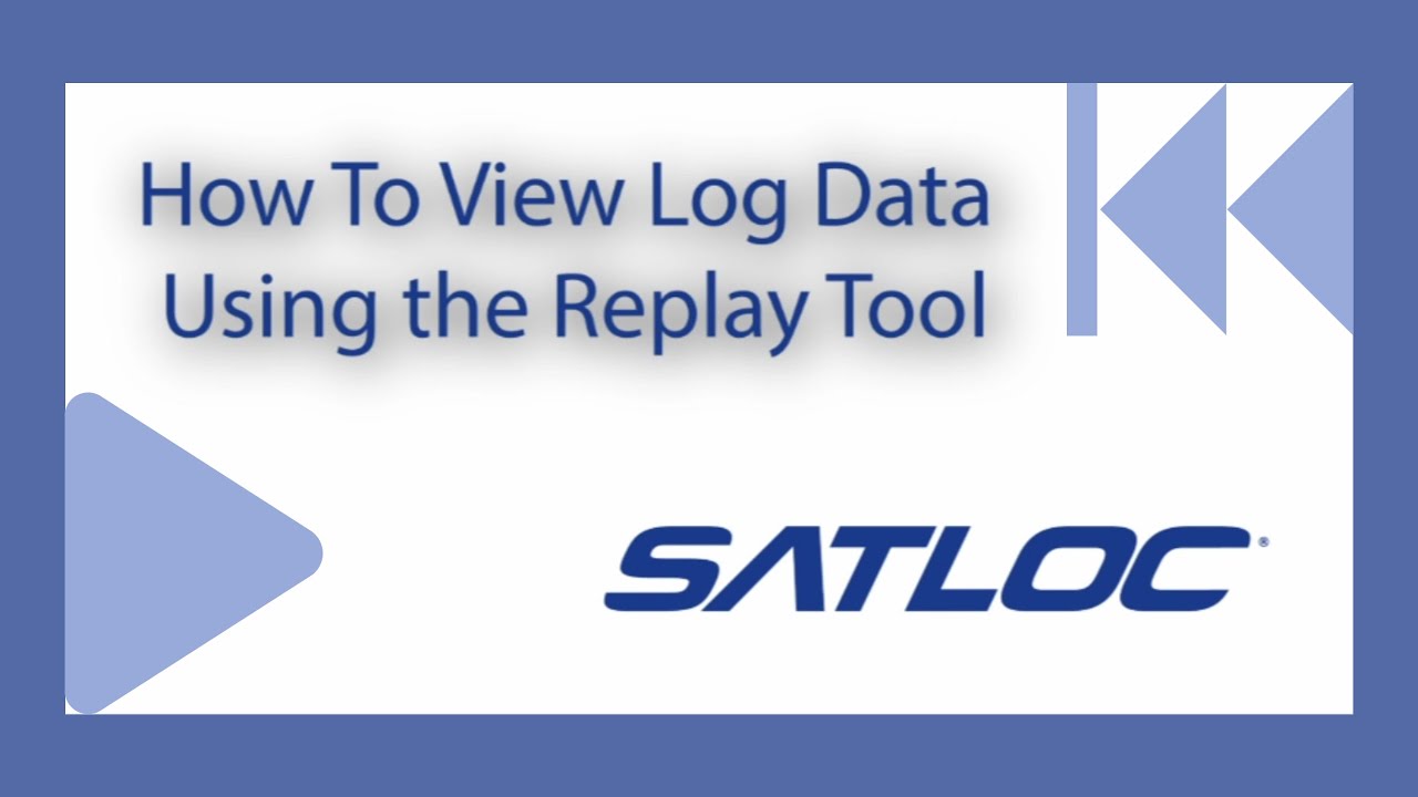 How To View Log Data Using the Replay Tool in MapStar - YouTube